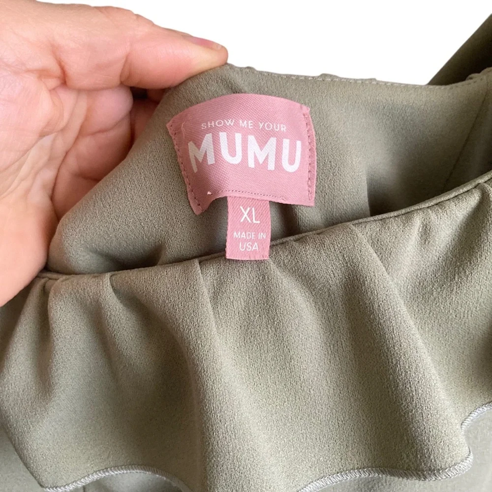 Show Me Your MuMu Green Ruffle Maxi Dress - Picture 5 of 5